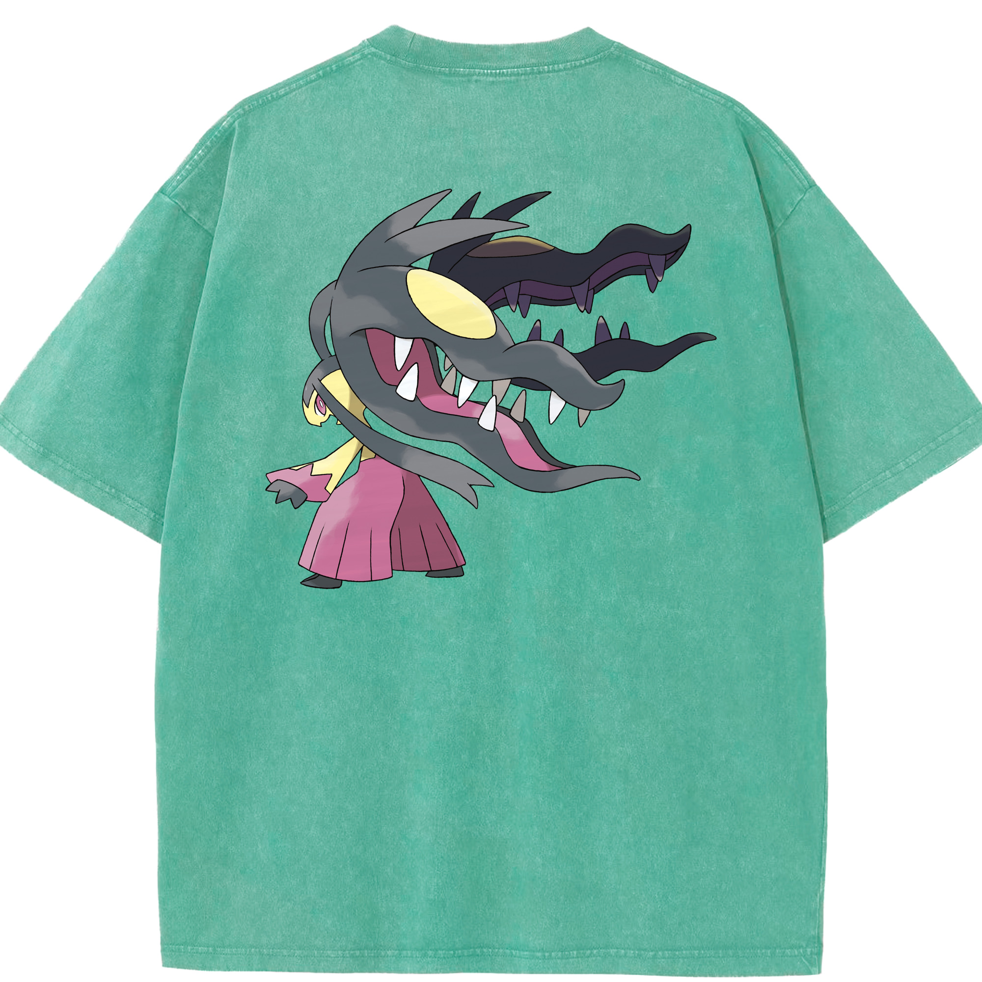 （画像用） ポケットモンスター Pokémon 綿100% ヴィンテージ風 半袖Tシャツ（背面プリント）